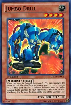 Yugioh! Jumbo Drill - SP14-EN014 - Common - 1st Edition Near Mint - Image 1