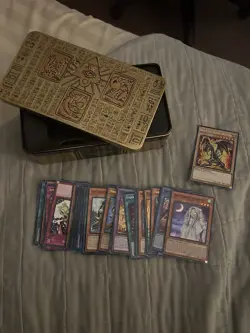 YUGIOH TCG! EMPTY Tin 2022 Tin Of The Pharaoh’s Gods! - Image 2