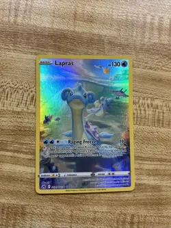 Pokemon TCG Lapras Crown Zenith Full Art Ultra Rare Holo Card GG05/GG70 - Image 1
