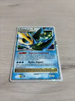 Empoleon LV.X - DP11 - Pokemon Diamond & Pearl Promo Ultra Rare Card LP/MP - Image 2