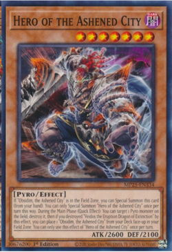 Yugioh - Hero of the Ashened City - MP25-EN334 - Common - NM/M - Image 1
