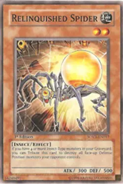Yugioh! Relinquished Spider - SOVR-EN017 - Common - Unlimited Edition Near Mint - Image 1