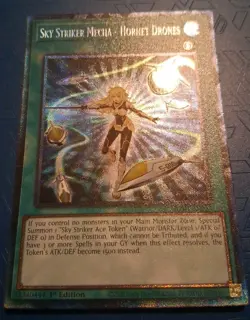 yugioh sky striker mecha - hornet drones collector's rare jush-en053 jush - Image 1