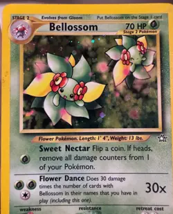 Bellossom 3/111 Neo Genesis Holo Pokemon Card (Great Condition) - Image 2