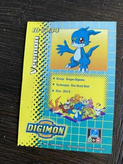 Vtg 2000 Bandai Digimon Foil Veemon #234 Trading Card - Image 4
