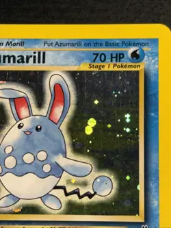 Azumarill 2/111 Pokemon TCG Neo Genesis Holo Foil Rare Card Lightly Played LP - Image 3