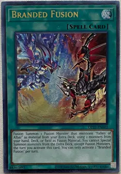 Yugioh Branded Fusion OP22-EN002 Unlimited Ultimate Rare - Image 1