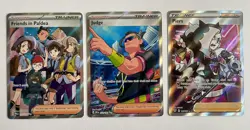 Pokemon Trainer Lot 3 Cards - Friends In Paldea, Judge, Piers - Image 1