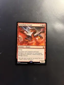 Wizards of the Coast MTG Foundations Twinflame Tyrant 0097 Mythic Regular EN - Image 2