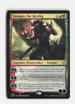 Xenagos, the Reveler 853 Commander Legends: Battle for Baldur's Gate MTG NM - Image 1
