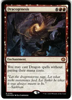 Tarkir: Dragonstorm #105 Dracogenesis - FOIL - Image 1