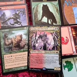 MAGIC COMMANDER DECK MTG FUN - ***Fancy WEREWOLF Tribe WOLVES Tribal Rare Fun* - Image 1
