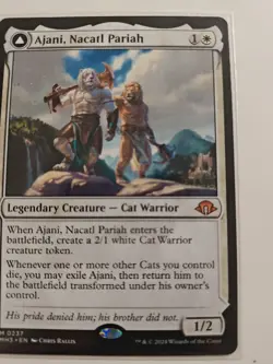 Ajani Nacatl Pariah MTG Modern Horizons 3 Near Mint Condition - Image 2