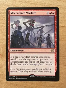 MTG NM Mechanized Warfare [The Brothers' War] - Image 1