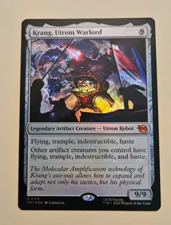 Magic: The Gathering Krang, Utrom Warlord 0175 Mythic NM Foil - Image 1