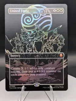 United Front (Showcase) Mythic FOIL: Avatar ATLA MTG (NM) - Image 1