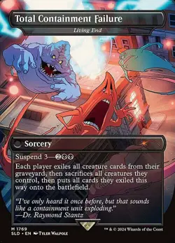 Magic The Gathering MTG LIVING END (TOTAL CONTAINMENT FAILURE) Secret Lair NM - Image 1
