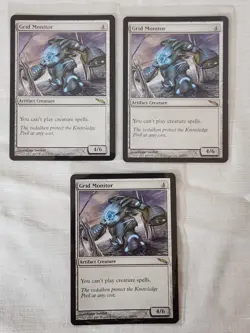 Played Grid Monitor Mirrodin Mtg Magic the Gathering - Image 1