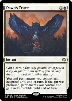 1 x Dawn's Truce - Foil - Bloomburrow - NM-Mint - MTG - Image 1