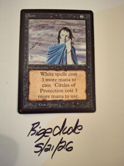 MTG Beta Gloom - See Pics for Condition - bigedude - Image 1