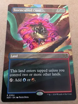Stormcarved Coast - (Borderless) Secrets of Strixhaven Regular - Mtg - Image 1
