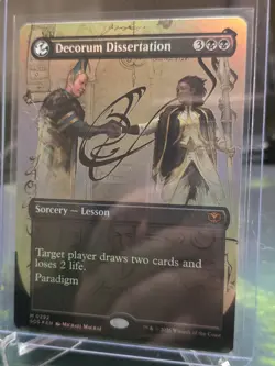 Decorum Dissertation (Borderless) Secrets of Strixhaven Foil - Image 1