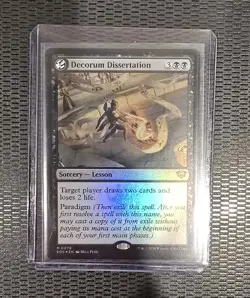 Decorum Dissertation Secrets of Strixhaven SOS FOIL Mythic 0078 MTG - Image 1