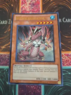 Yugioh Spawn Alligator LC02-EN009 Ultra Rare Limited Near Mint - Image 1
