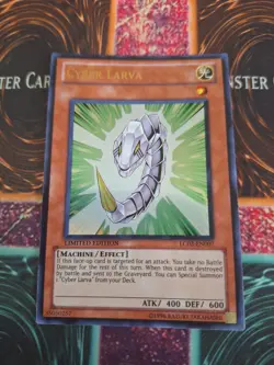 Yugioh Cyber Larva LC02-EN007 Ultra Rare Limited Near Mint - Image 1