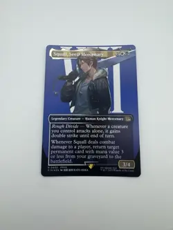 Squall, SeeD Mercenary Borderless Foil - Final Fantasy MTG - Image 1