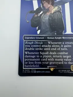 Squall, SeeD Mercenary Borderless Foil - Final Fantasy MTG - Image 4