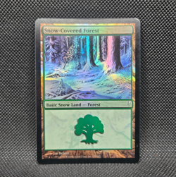 MTG Snow-Covered Forest (Coldsnap) 155/155 FOIL (NM/LP) - Image 1