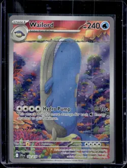 2025 Pokemon Journey Together Wailord Full Art #162/159 - Image 1
