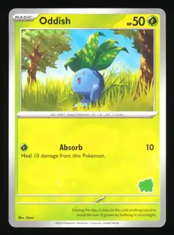 2023 POKEMON TCG MY FIRST BATTLE BULBASAUR DECK STAMPED - ODDISH - Image 1