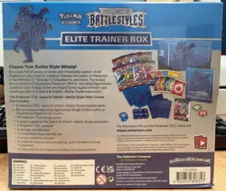 Pokemon Sword & Shield Battle Styles Sealed Blue Elite Trainer Box - Image 3