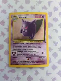 Pokemon TCG Fossil - Gengar (5/62) - HP - Image 1