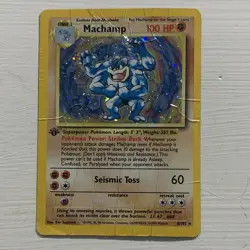 The Pokemon Company Machamp 8/102 Deck Exclusives 1st Edition Holo Rare 100HP - Image 1