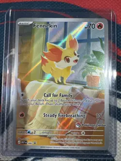 Chaos Rising Fennekin Stamped Pokemon Center Black Star Promo-sealed Near Mint - Image 1