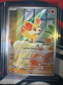 Chaos Rising Fennekin Stamped Pokemon Center Black Star Promo-sealed Near Mint - Image 3