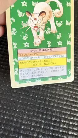 Persian NO. 053 Topsun Green Back Pokemon Japanese - Image 4