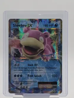 SLOWBRO EX 2016 POKEMON XY EVOLUTIONS HOLO ULTRA RARE #26/108 Q4385 - Image 1