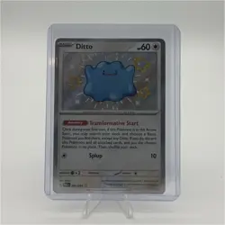 Pokemon TCG Ditto 201/091 SV Paldean Fates Shiny Rare Holo English 2024 - Image 1