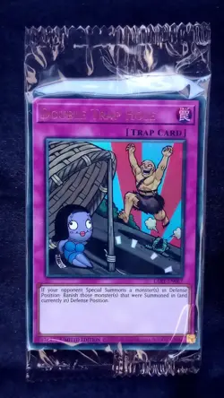 YuGiOh! Double Trap Hole LART-En067 Limited Edition Promo SEALED Near Mint/Mint - Image 1