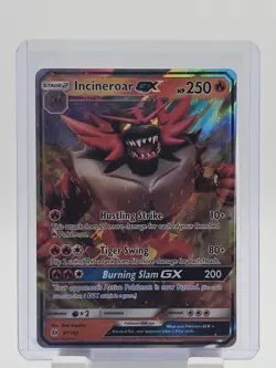 INCINEROAR GX 2017 POKEMON SUN & MOON #27/149 HOLO ULTRA RARE Q4385 - Image 1
