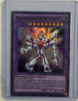 Elemental Hero Core SHVI-ENSE2 Super Rare Limited Edition YuGiOh NM/M - Image 1