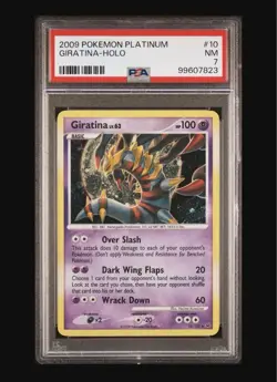 2009 POKEMON PLATINUM #10 GIRATINA-HOLO PSA 7 - Image 1