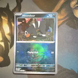 Pokemon TCG Houndour 062/131 Sv: Prismatic Evolutions Holo Pokeball - Image 1