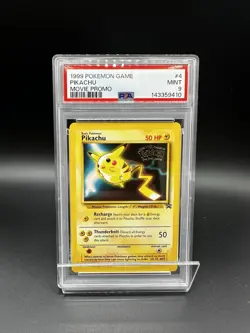 Pokemon Pikachu 4 Movie Promo Regular EN 1999 PSA 9 Pokemon TCG Promo - Image 1