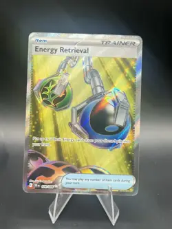 Pokemon TCG Crown Zenith Energy Retrieval 108/086 Secret Rare Holo Full Art EN - Image 1