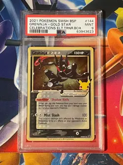 PSA 9 - Greninja Gold Star - SWSH144 - Pokemon TCG - Image 1